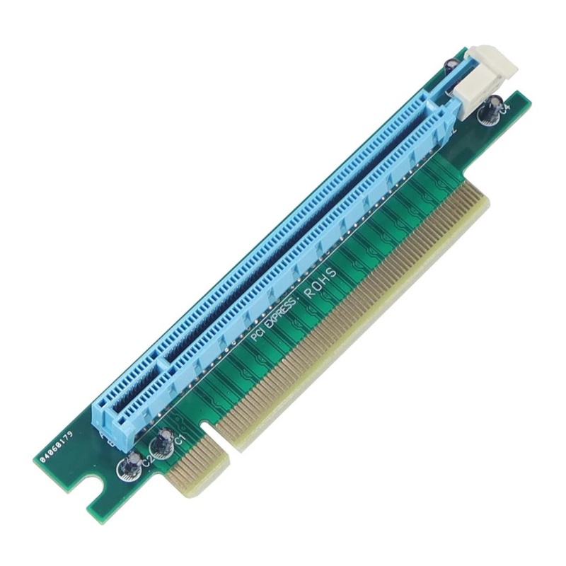 Shas อะแดปเตอร์การ์ด PCIE Express 16X 90 องศา 90 องศา