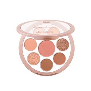 Mackandy MK433 Galaxy Velvet Eyeshadow 10g, Silky Matte Fine Shining Pearlescent Easy-to-Smudge, Eight-Color Pearlescent Flashing Earth Color Eyeshadow, Delicate Powder, Good Color Rendering, Good Ductility, Shining Moving, Creating Moving Eye Makeup, Swe