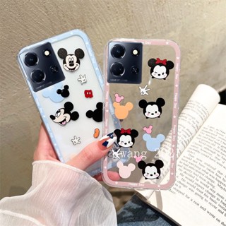 ใหม่ เคสโทรศัพท์มือถือ ซิลิโคนนุ่ม ใส บางมาก กันกระแทก ลายการ์ตูนน่ารัก แฟชั่น สําหรับ Infinix Note 30 Pro VIP 30i Hot 30 Play NFC Smart 7 Plus HD 4G 5G