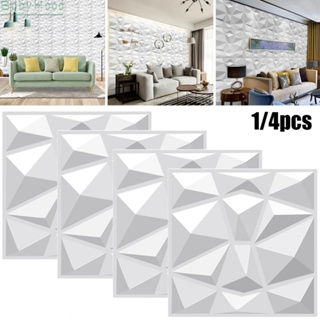 【Big Discounts】Wall Panels Diamond DIY Decorative Interior Kitchen PVC Plastic 1pcs/4pcs#BBHOOD