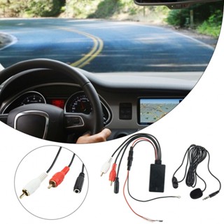 ⚡READYSTOCK⚡Cable Bluetooth Car Accessories Car Audio 2 RCA Stecker ABS Auto-pairing