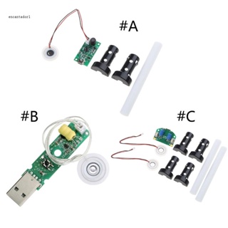 ✿ ชุดโมดูลเครื่องทําความชื้นไฟฟ้า USB คู่ อัลตราโซนิก 20 มม. DIY