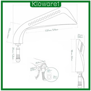 [Kloware1] กระจกมองหลังรถจักรยานยนต์ พร้อมไฟเลี้ยว LED 2 ชิ้น