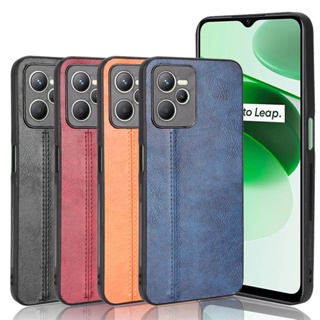 เคสโทรศัพท์มือถือ หนัง PU สไตล์นักธุรกิจ สําหรับ Realme C35