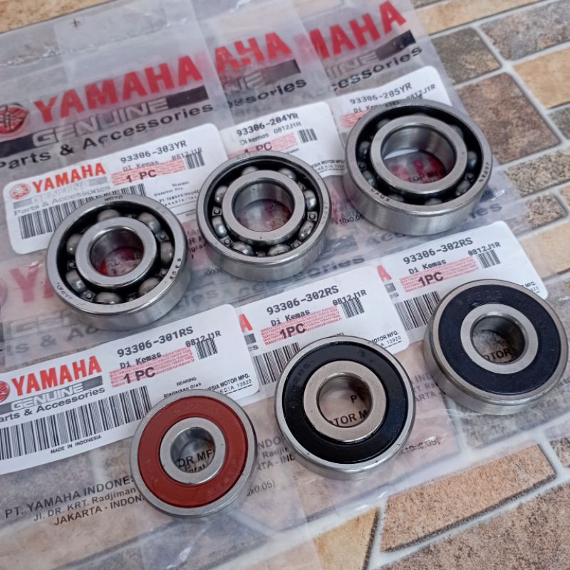 RR Laher กระปุกเกียร์แบริ่ง ชุดอัตราส่วนแบริ่ง nmax aerox lexi freego 1 ชุด 6 ชิ้น