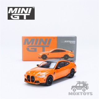 โมเดลรถยนต์ รุ่น MINI GT 1:64 BMW M4 M-Performance (G82) Fire Orange LHD ของเล่นสําหรับเด็ก