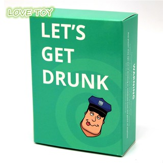 การ์ดเกม Nkodok Lets Get Drunk 100 การ์ดภาษาอังกฤษ สําหรับงานปาร์ตี้