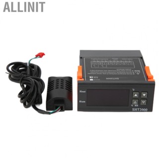 Allinit Temperature Humidity Controller  Durable Temperature Controller Accurate  for Incubation for Greenhouse