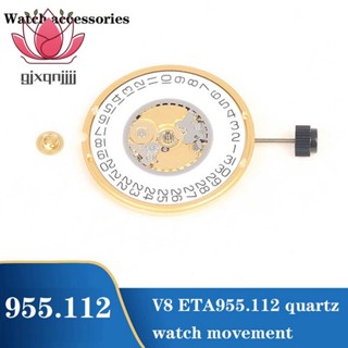 955.112 การเคลื่อนไหว V8 ETA955.112 955112 อะไหล่กลไกนาฬิกาควอตซ์ พร้อมปฏิทิน ความแม่นยําสูง แบบเปลี่ยน