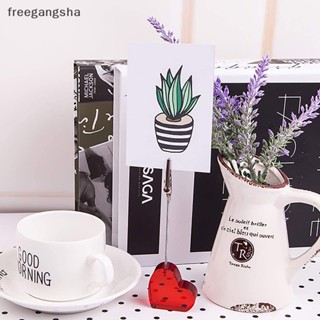 [FREG] คลิปหนีบกระดาษโน้ต รูปลูกบาศก์ สีสันสดใส สําหรับตกแต่งโต๊ะทํางาน 10 ชิ้น FDH