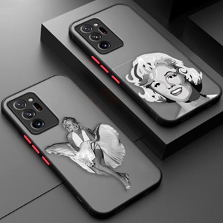 เคสโทรศัพท์มือถือ ลาย Marilyn Monroe เซ็กซี่ สําหรับ Samsung A32 A33 A52 A02 A02S A03 CORE A03S A04 A04S A04E A7 A10 A10S A11 A12 A12S A13 4G 5G NOTE 10 20 8 9 10LITE PLUS ULTRA PRO