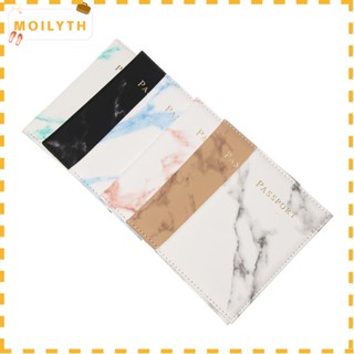 Marble Pattern Passport Cover   Waterproof PU Card Holder