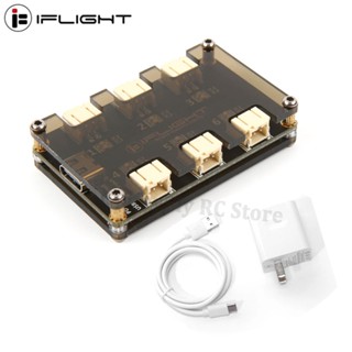 Iflight บอร์ดชาร์จแบตเตอรี่ 1S LIHV 4.35V 6 ช่อง Type C เป็น PH2.0 สําหรับโดรนบังคับ FPV