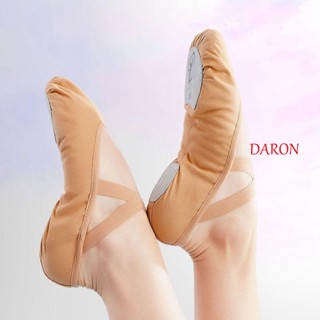 DARON รองเท้าผ้าใบ พื้นนิ่ม เหมาะกับใส่เต้นบัลเล่ต์ เล่นโยคะ แบบเรียบง่าย สําหรับผู้หญิง