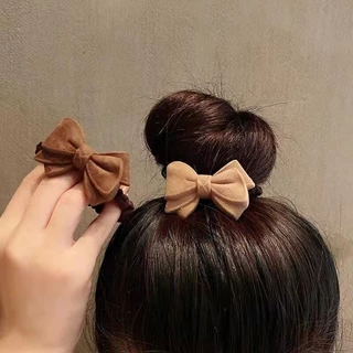 เครื่องประดับผมเชือกผม Influencer Temperament Bow Love Ball หางม้าหัวเชือก 2024