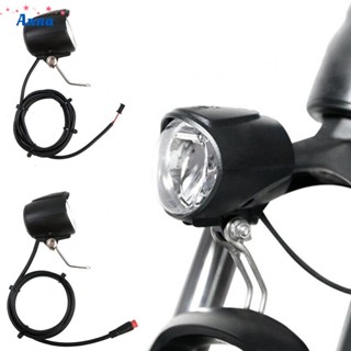 【Anna】Headlight Led Light E Bike 6-80V Front Light Black Road Accessory Parts