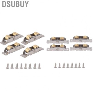 Dsubuy Sliding Door Roller Assembly  Rollers 4 Set Replacement Sturdy for Home