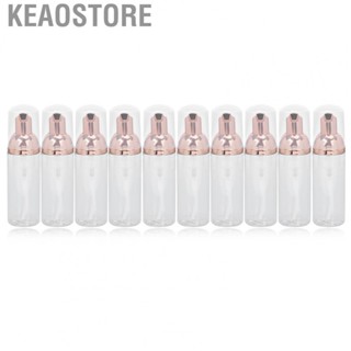 Keaostore 10Pcs Foam Pump Bottle 50ml PET Mouth Dispenser For Body Wash  NEW