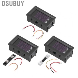 Dsubuy Voltage Current Display Meter Tester DC4.5V‑100V Red+Blue  Digital Voltmeter