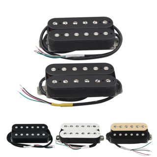 Mai- ปิ๊กอัพกีตาร์ไฟฟ้า Alnico 5 Humbucker Humbucker สําหรับกีตาร์ไฟฟ้า คอกีตาร์ สะพาน ชุด N + B