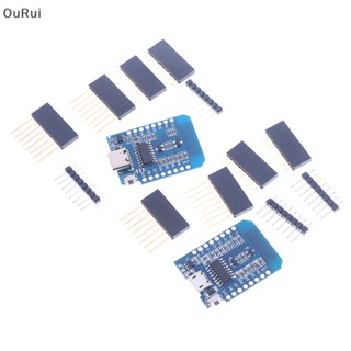 {RUI} โมดูลบอร์ดไมโครคอนโทรลเลอร์ อินเตอร์เฟซ Mini NodeMcu WIFI ESP-12F ESP8266 TYPE-C {OuRui.th}