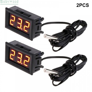 【Big Discounts】Digital Thermometer Temperature DC 12 V Digital LED Display Range Durable#BBHOOD