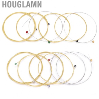 Houglamn Guitar String  Not Fade Bend Resistant Strings Kit for Beginners Instrument Parts Replacement