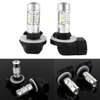 ⚡READYSTOCK⚡Car Low power 2x Replacement 50W H27 DC 12V Fog DRL White Super Bright