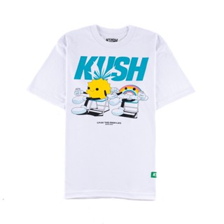 [S-5XL]KUSH Co. SUNSHINE AND RAINBOW (White) Classic T-Shirt