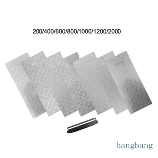 Bangb หินลับมีด ประดับเพชร พร้อมฐานกันลื่น 200 400 600 800 1000 1200 2000 สําหรับ Sci