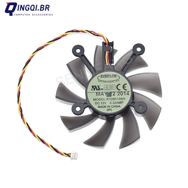 สําหรับ ASUS GTS250 HD4870 GTX550TI 750 460 560 6670 6850 7770 7850 กราฟิกการ์ดพัดลมระบายความร้อน DC