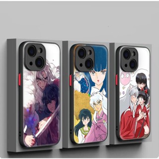 เคสโทรศัพท์มือถือนิ่ม กันเลนส์ ลาย inuyasha และ kagome สําหรับ iPhone SE SE2 SE3 7 8 Plus XR XS Max 11 Pro Max 33GBY