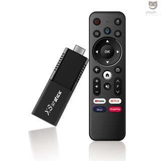 Ctoy ทีวีสติ๊ก สําหรับ Android 10.0 Smart TV Box สตรีมมิ่ง เครื่องเล่นมีเดีย สตรีมมิ่งสติ๊ก 4K รองรับ HDR WiFi ในตัว พร้อมรีโมต C