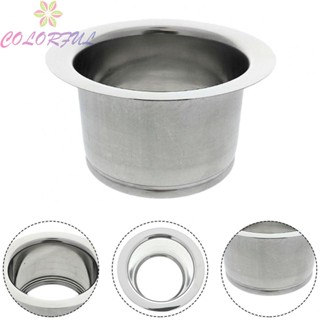 【COLORFUL】Sink Strainer Bathroom Strainer Extended Sink Flange Kitchen Stainless Steel