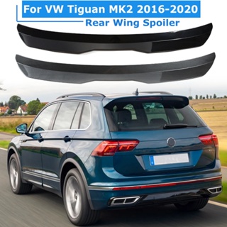 ปีกหลังคารถยนต์ คาร์บอนไฟเบอร์ พลาสติก ABS อุปกรณ์เสริม สําหรับ Volkswagen Tiguan MK2 5Dr 2016 2017 2018 2019 2020