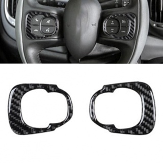 ⚡SUPERSL-TH⚡Button Styling Carbon Fiber Decorate Easy Installation Interior Accessories⚡NEW 7