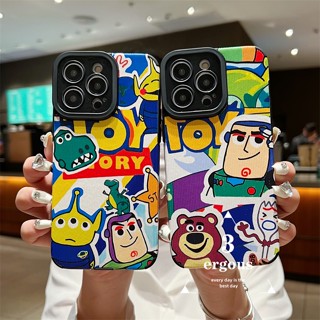 เคสโทรศัพท์มือถือ ป้องกันเลนส์ ลายการ์ตูน Toy Story Buzz น่ารัก สําหรับ IPhone 14 13 12 11 Pro Max SE2020 X XR Xs Max 7 8 Plus