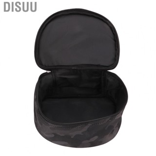 Disuu Outdoor Fishing Reel Bag  Small Compact Black Camouflage Color for Lake