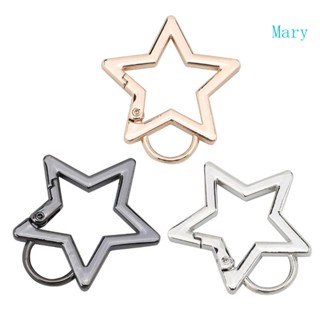 พวงกุญแจ ห่วงโอริง โลหะ รูปดาว Mary Star สําหรับห้อยกระเป๋า