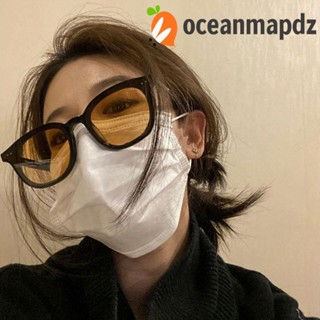 OCEANMAPDZ แว่นตากันแดด กรอบเล็ก หลากสี หรูหรา สําหรับผู้หญิง