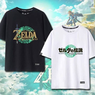 Yt2 เสื้อยืดแขนสั้น พิมพ์ลายกราฟฟิค the Legend of Zelda Tears of the Kingdom สไตล์ฮาราจูกุ พลัสไซซ์ สําหรับทุกเพศ