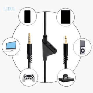 Lidu1 สายเคเบิ้ลหูฟังเล่นเกม พร้อมปุ่มปรับระดับเสียง สําหรับ A10 A40 A30