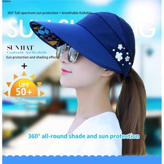 Ready Hat Women&amp;#39;s Summer Leisure Travel Anti-ultraviolet เวอร์ชั่นเกาหลี Summer ครีมกันแดดแบบพับได้ Sun Hat Serein