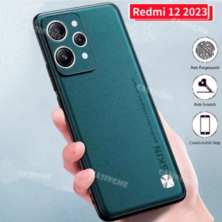 เคสโทรศัพท์หนัง ซิลิโคน TPU กันกระแทก หรูหรา สําหรับ Redmi 12 2023 Redmi 12 12C Redmi12 12Redmi 4G 5G 2023