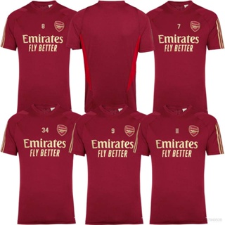 Ani 2023-2024 เสื้อยืดลําลอง แขนสั้น พิมพ์ลาย Arsenal Jersey Saka Martinelli Degaard Jesus พลัสไซซ์