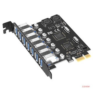 Zzz อะแดปเตอร์การ์ดขยาย 7 พอร์ต USB 3 0 PCI-E USB3 0 PCI Express