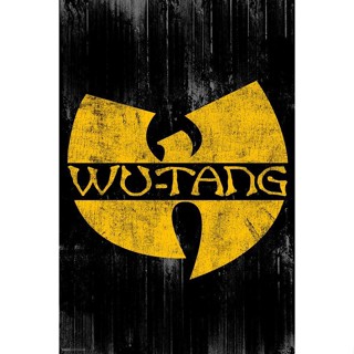 โปสเตอร์ พิมพ์ลายโลโก้ Wu Tang Clan สําหรับตกแต่งผนังบ้าน