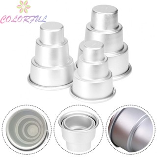 【COLORFUL】Cake Pan Mold Aluminum Alloy L:8.3*3.3*9cm M:7*3*8cm/ S:6.3*2.4*7.5cm/