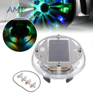 ⚡READYSTOCK⚡RGB Solar Tire Lamp Light Solar Universal 12LED 4 Modes Energy Durable