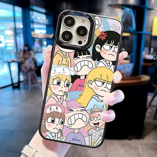 เคสโทรศัพท์มือถือแบบแข็ง กันกระแทก ลายการ์ตูนเด็กผู้หญิง สําหรับ Iphone 14 13 12 11 Pro MAX i6s i7 i8 7 6S plus X Xs MAX XR se2